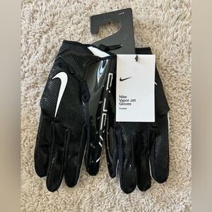 Nike Vapor Jet 7.0 Receivers Football Gloves Adult  Black